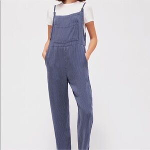 Lacausa Striped Overall Jumpsuit